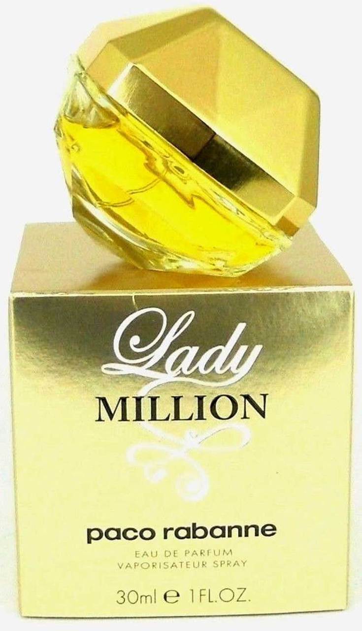 Lady Million by Paco Rabanne Eau de Parfum Spray 1 oz.for Women.NIB