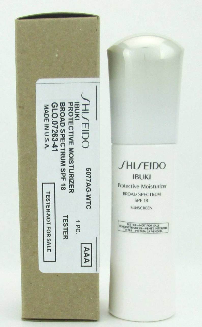 Shiseido Ibuki Protective Moisturizer SPF18 2.5 oz/75 ml *Tester