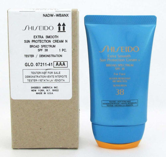 Shiseido Extra Smooth Sun Protection Cream SPF38 Face 50 ml *Tester