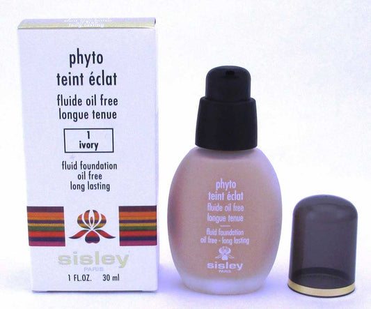 Sisley Phyto Teint Eclat Oil-Free Fluid Foundation # 1 Ivory 1.0ozNIB