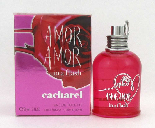 Amor Amor In a Flash by Cacharel Eau de Toilette Spray 1.7oz./ 50ml.