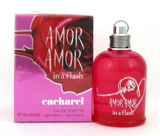 Amor Amor In a Flash by Cacharel Eau de Toilette Spray 3.4oz./100ml.