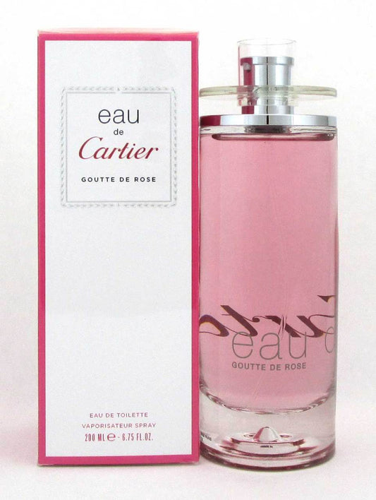 Eau de Cartier Goutte de Rose by Cartier EDT Spray 6.75 oz.for Women