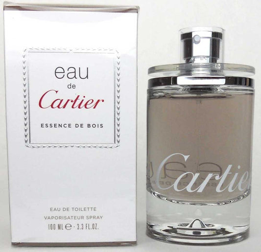 Eau de Cartier Essence De Bois EDT Spray 3.3 oz.for Him and Her. NIB