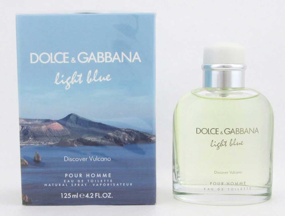 Light Blue Discover Vulcano Dolce & Gabbana for Men 4.2 oz EDT NIB