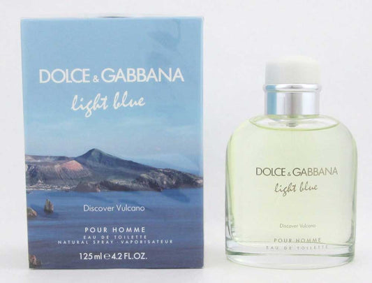 Light Blue Discover Vulcano Dolce & Gabbana for Men 4.2 oz EDT NIB