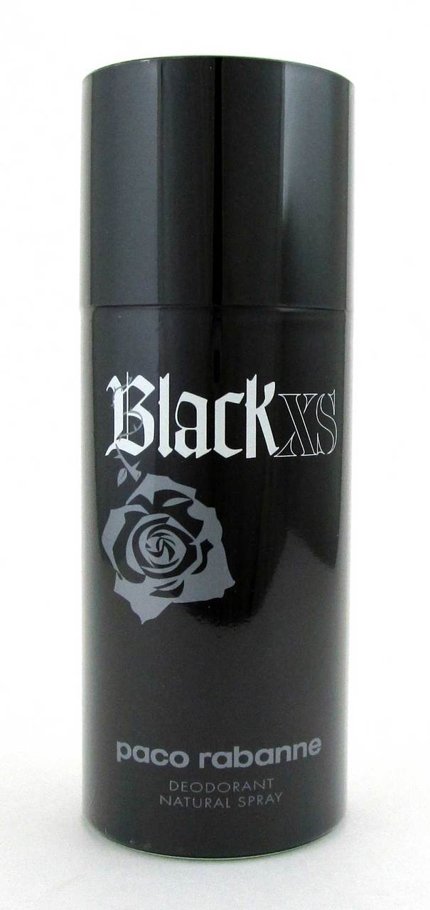 Black XS by Paco Rabanne Deodorant Spray 5.1oz /150ml for Men Sealed