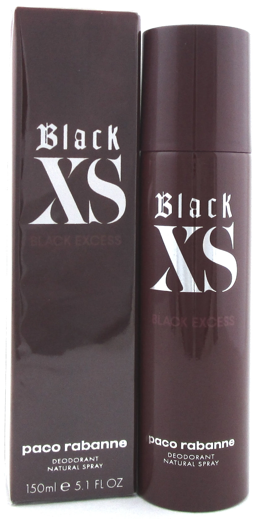 Black XS by Paco Rabanne 5.1 oz./ 150 ml. Deodorant Spray for Women.
