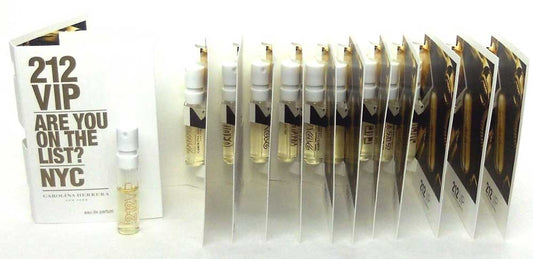 Carolina Herrera 212 VIP Women EDP Spray Sample Vials-Pack of 12 pcs