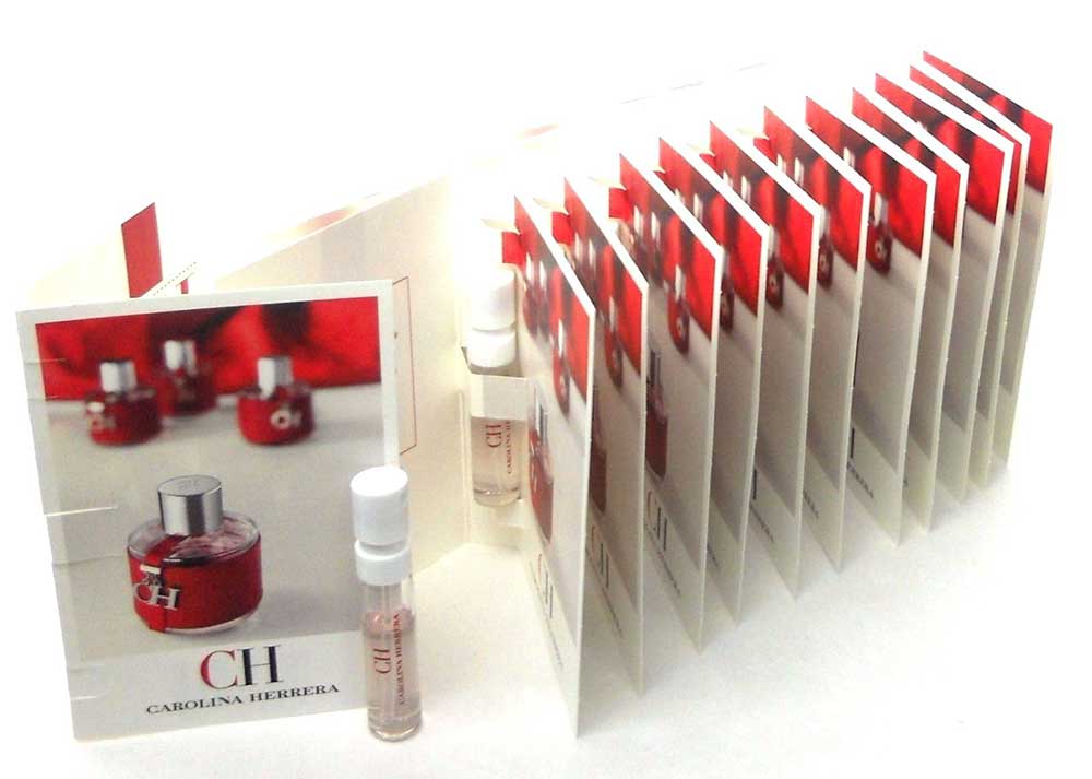 CH Carolina Herrera EDT Spray Ladies Sample Vials- PACK of 12 pcs.