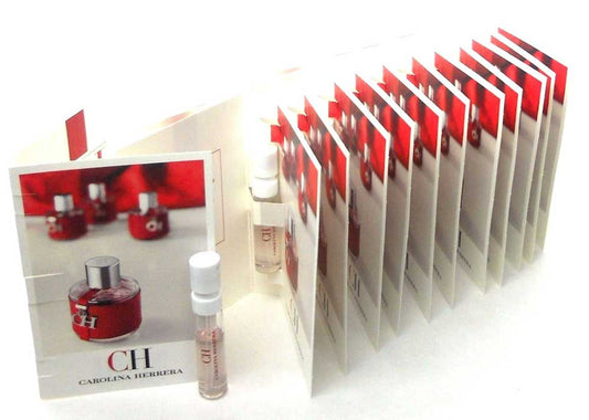 CH Carolina Herrera EDT Spray Ladies Sample Vials- PACK of 12 pcs.