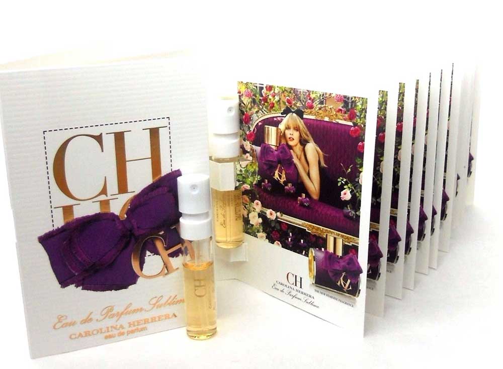 CH Sublime Carolina Herrera EDP Spray Sample Vials - Pack of 12 pcs.