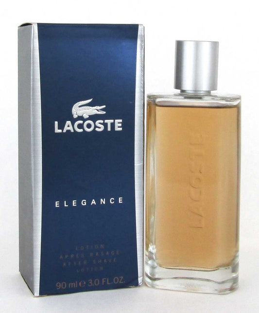 Lacoste Elegance After Shave Lotion Splash 3 oz. for Men *Damaged Box