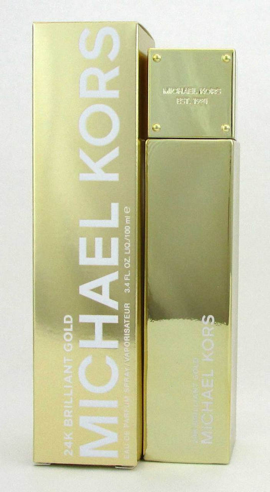 24K Brilliant Gold by Michael Kors EDP Spray 3.4 oz.New in Sealed Box