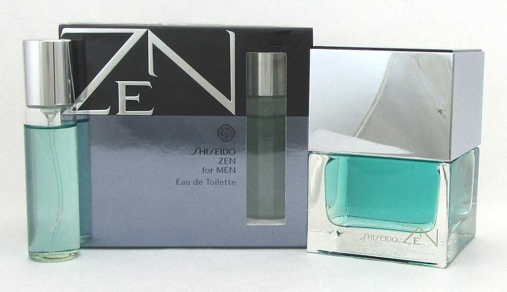 Shiseido Zen for Men Eau de Toilette Spray 3.3oz/100ml + 0.5oz/15ml