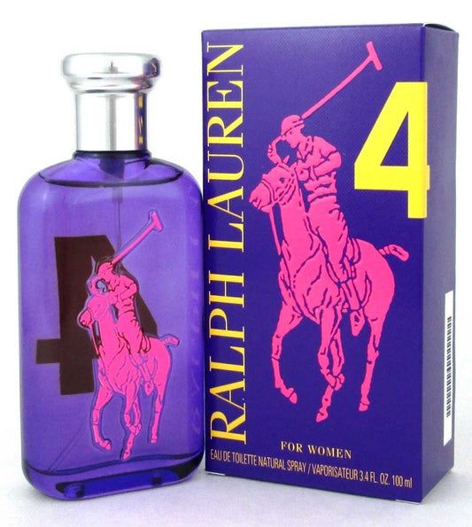 Polo Big Pony #4 Ralph Lauren EDT Spray 3.4 oz.for Women.Sealed Box