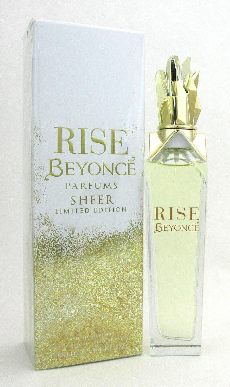 Beyonce Rise Sheer LTD 3.4 oz. Eau de Parfum Spray for Women. NEW in Damaged BOX