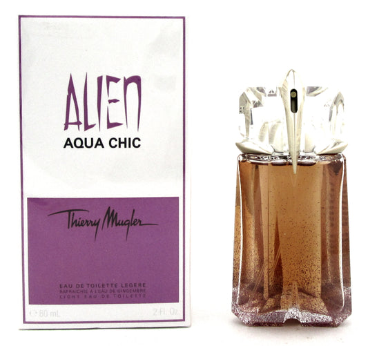 Alien Aqua Chic by Thierry Mugler 2.0 oz. Light EDT Spray for Women. New Sealed
