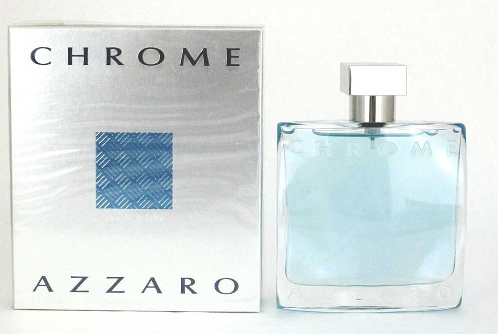 Azzaro Chrome for Men Eau de Toilette Spray 3.4 oz./ 100 ml.Sealed Box