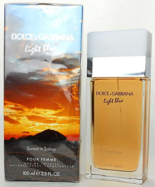 Dolce&Gabbana Light Blue Sunset in Salina EDT Spray 3.3oz.Damaged Box