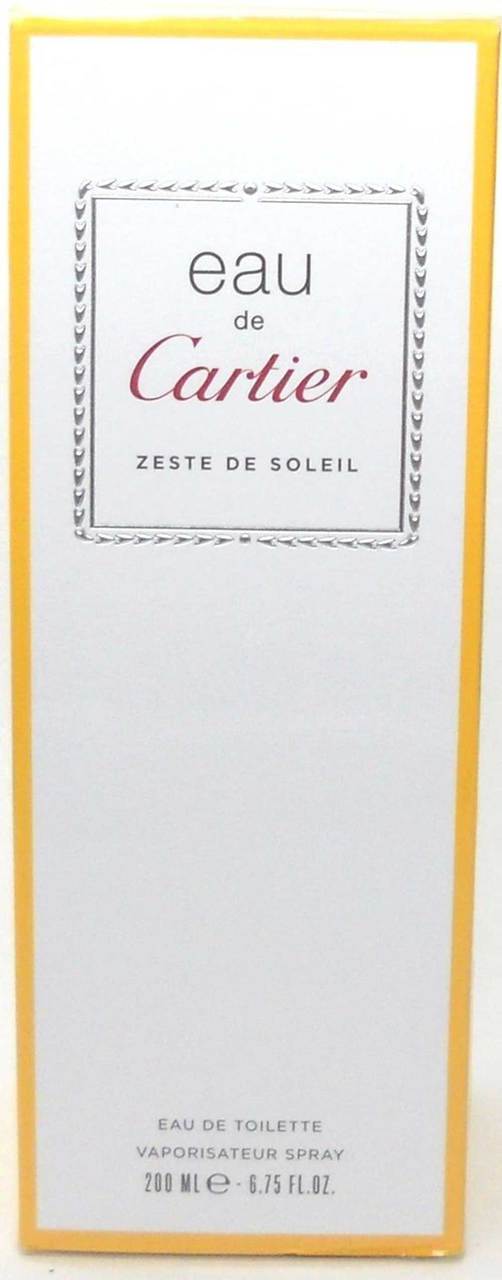 Eau De Cartier Zeste De Soleil by Cartier EDT Spray 6.7 oz.Sealed Box