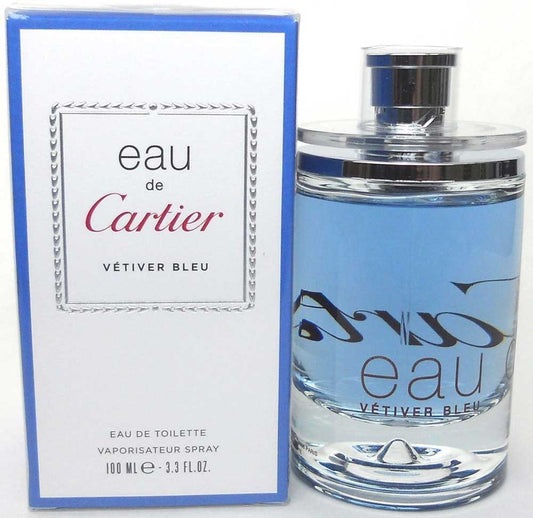 Eau de Cartier Vetiver Bleu Eau de Toilette Spray 3.3 oz. Sealed Box