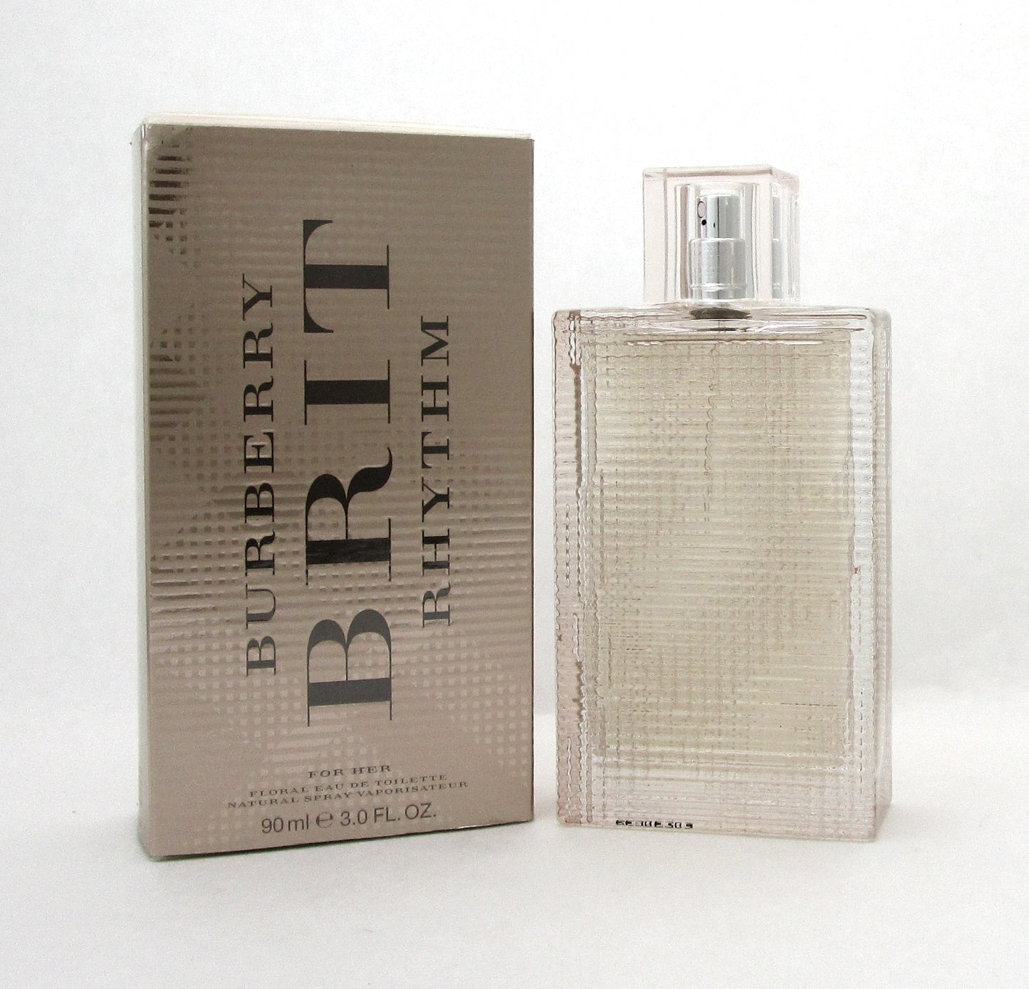 Burberry Brit Rhythm Floral 3.0 oz. EDT Spray for Women. NEW. Damaged Box