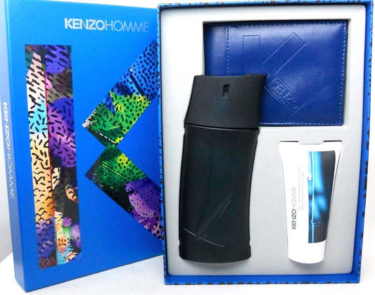 Kenzo Homme by Kenzo 3.4 oz.EDT+1.7 oz.Balm.New.Slightly Damaged Box