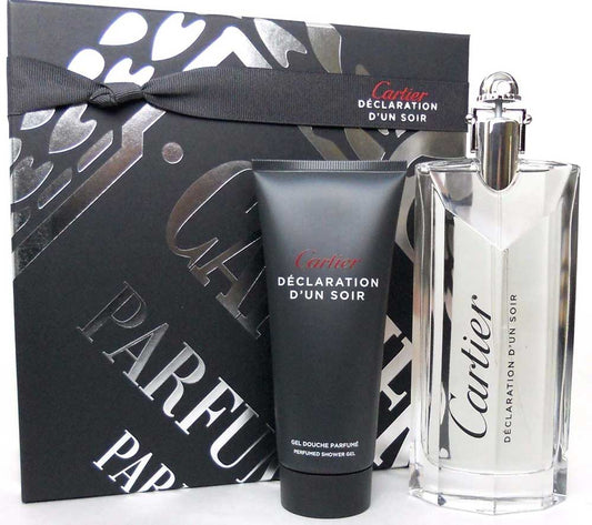 Declaration D'un Soir by Cartier 3.3 oz.EDT.+ 3.3 oz.S/Gel. NIB Set