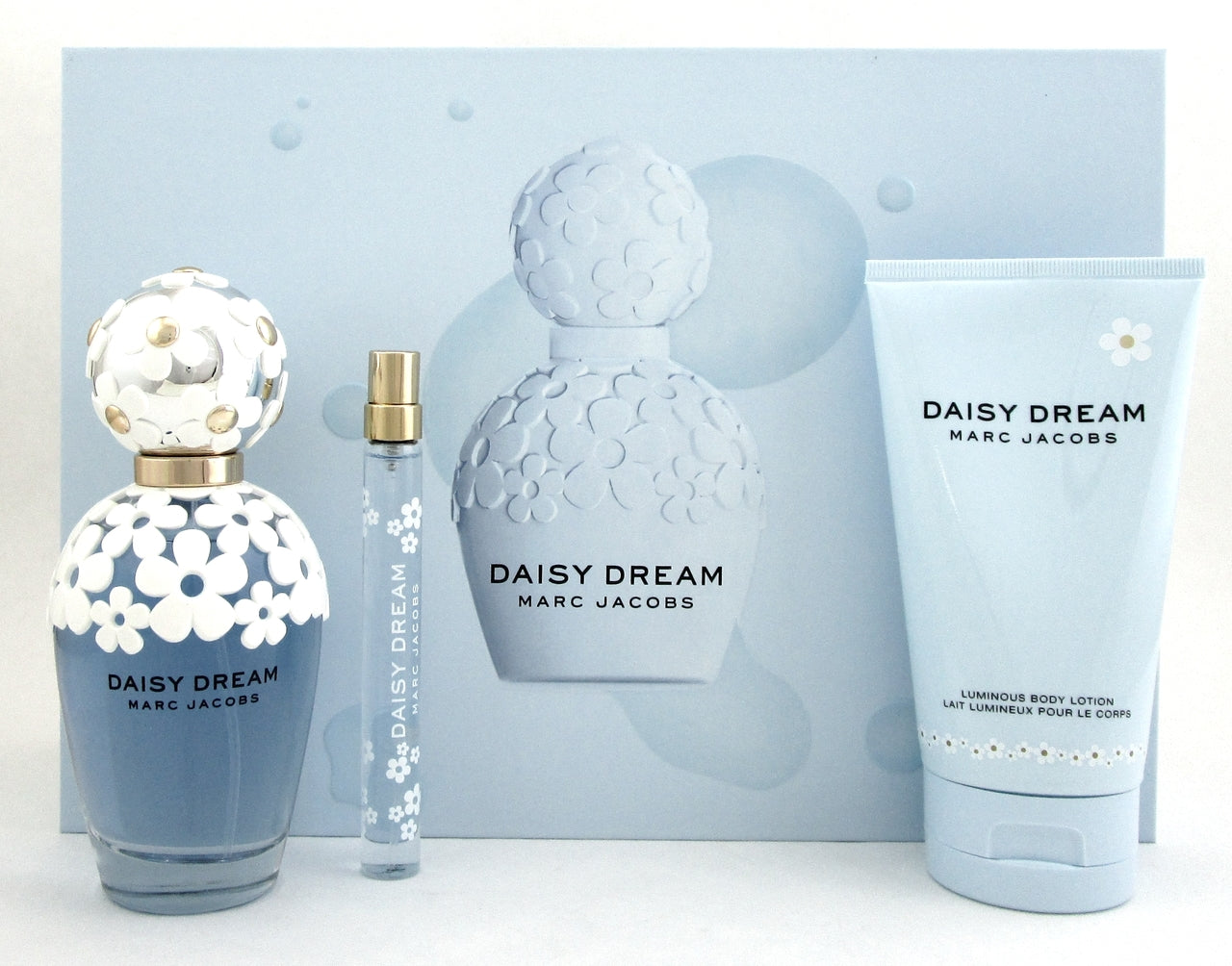 Daisy Dream by Marc Jacobs Eau De Toilette 3.4 oz. 3Pcs Gift Set. Brand New