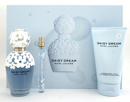 Daisy Dream by Marc Jacobs Eau De Toilette 3.4 oz. 3Pcs Gift Set. Brand New