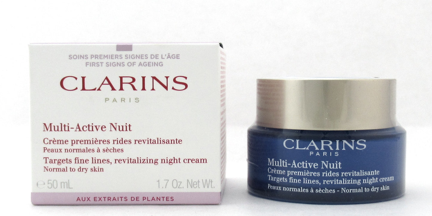 Clarins Multi-Active Night Revitalizing Cream Normal/Dry 50 ml/1.7 oz NIB