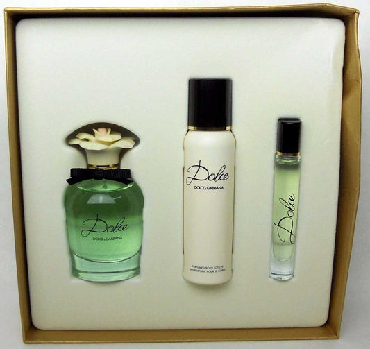 DOLCE by Dolce & Gabbana EDP Spray 2.5 oz.Gift Set. New.Damaged Box