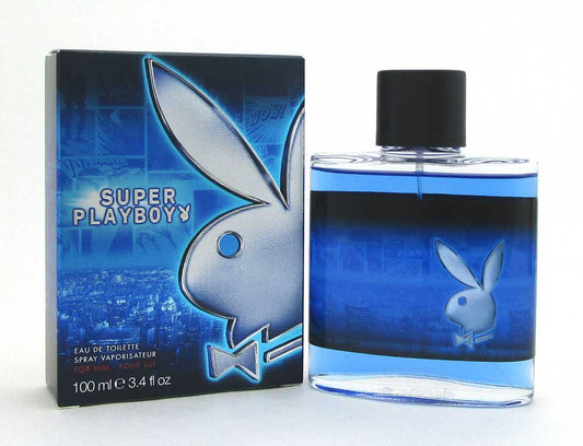 Playboy Super by Playboy Eau de Toilette Spray 3.4 oz/100 ml Men New