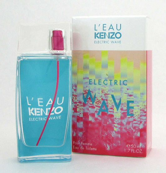 L'eau Kenzo Electric Wave by Kenzo Pour Femme EDT Spray 1.7 oz. New