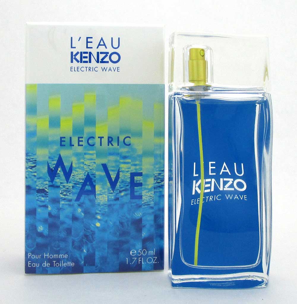 L'eau Kenzo Electric Wave by Kenzo Pour Homme EDT Spray 1.7 oz. New