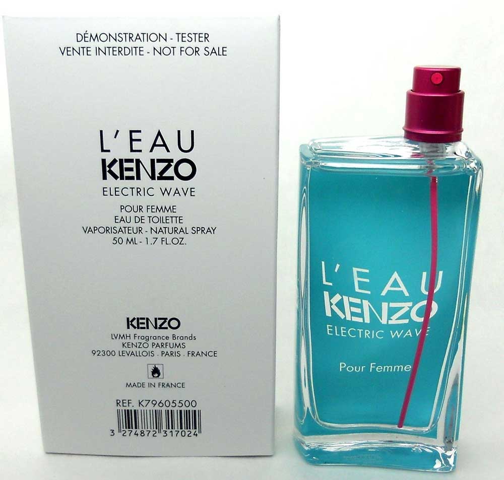 L'eau Kenzo Electric Wave Pour Femme 1.7 oz. EDT Spray.*Tester