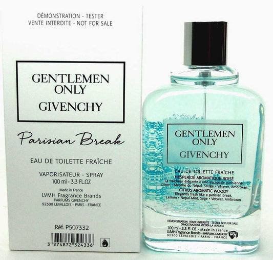 Gentlemen Only Givenchy Parisian Break EDT Fraiche 3.3 oz. *Tester