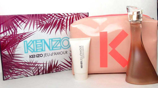 Kenzo Jeu d'Amour by Kenzo 3.4oz Eau de Parfum 3PCS.Women's Set.NIB .