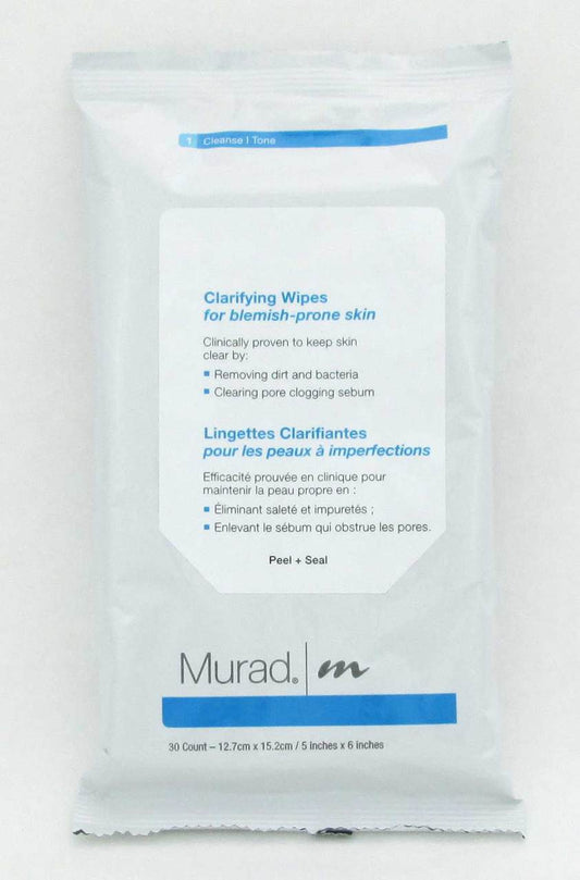 Murad Clarifying Wipes for Blemish Prone Skin 30 Count