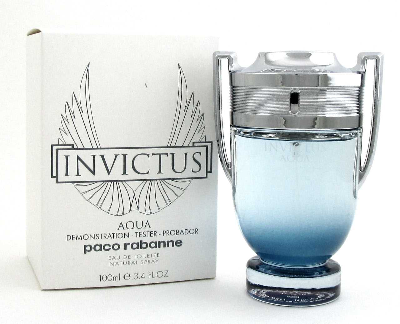 Paco Rabanne Invictus Aqua Eau de Toilette Spray 3.4 oz. Men *Tester
