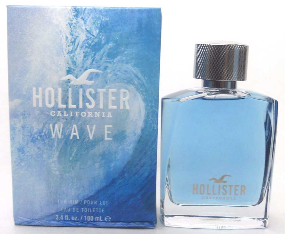 Hollister Wave Cologne for Men 3.4oz Eau De Toilette Spray.Sealed Box