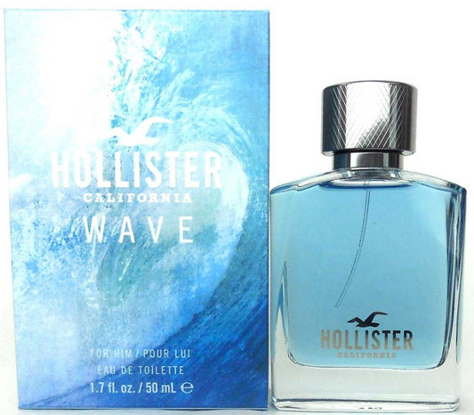 Hollister Wave Cologne for Men 1.7oz Eau De Toilette Spray.Sealed Box