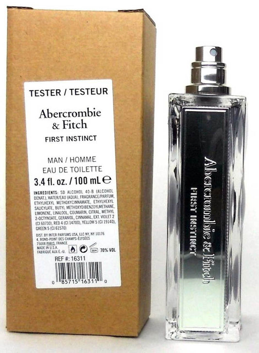 First Instinct Abercrombie & Fitch Cologne 3.4 oz.EDT Spray *Tester