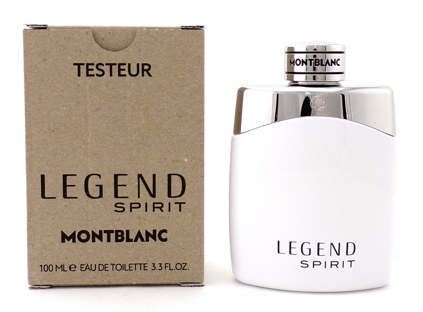 Mont Blanc Legend Spirit 3.3 oz./ 100 ml. Eau de Toilette Spray for Men. New Tester w/Cap