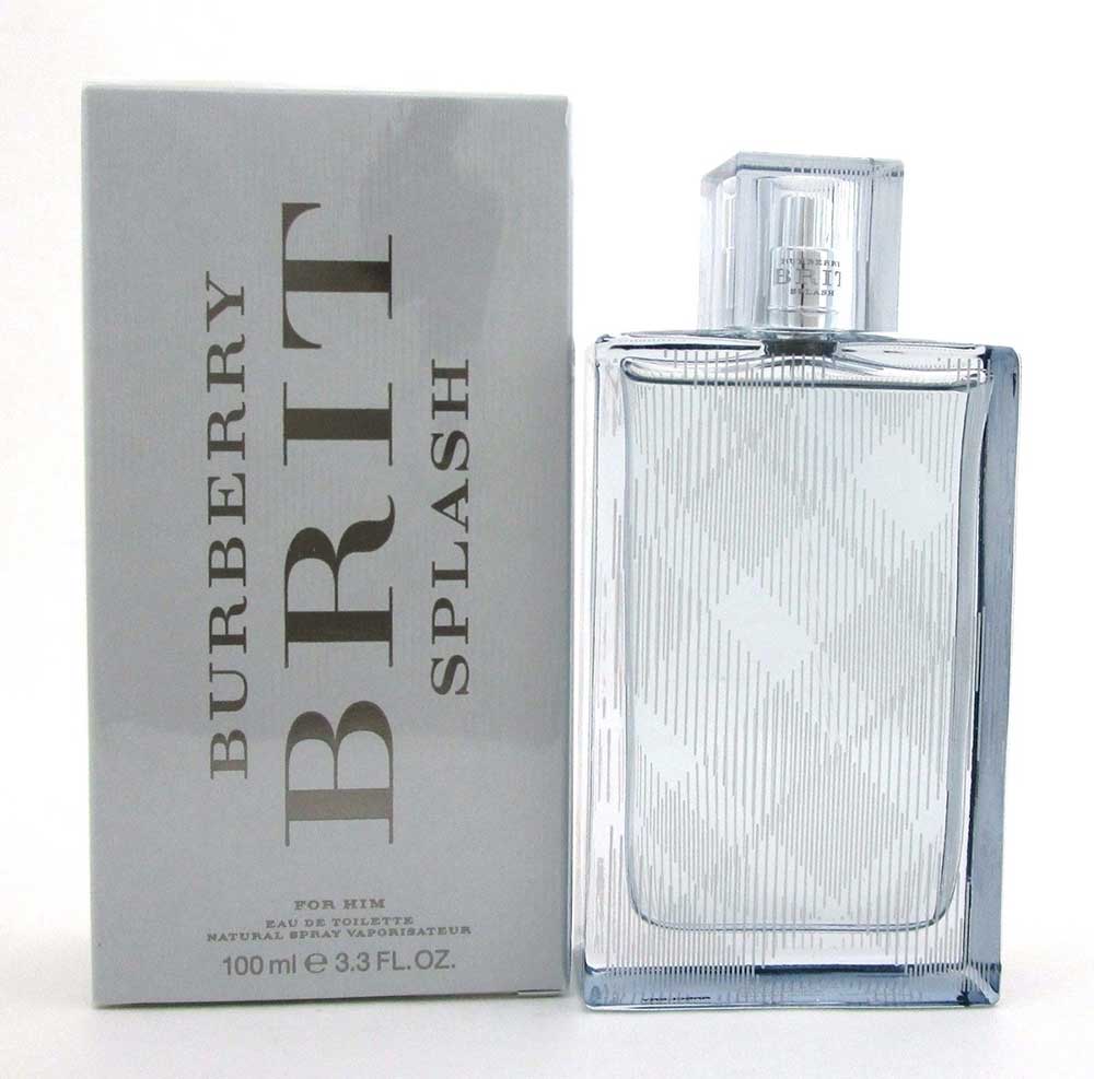 Burberry Brit Splash for Him Eau de Toilette Spray 3.3 oz/100 ml New