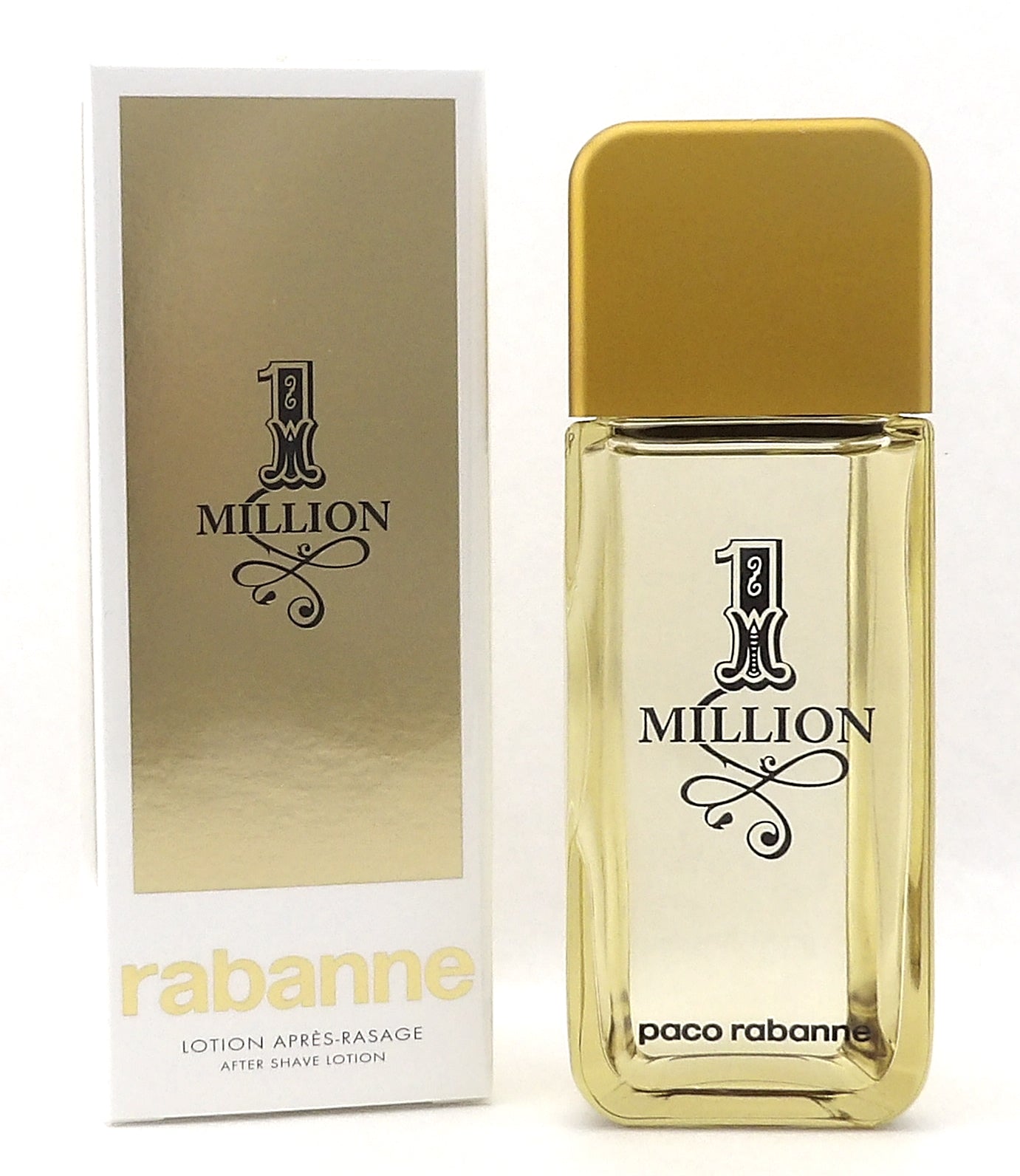 1 Million by Rabanne 3.4 oz. After Shave Lotion Splash for Men. New Sealed Box