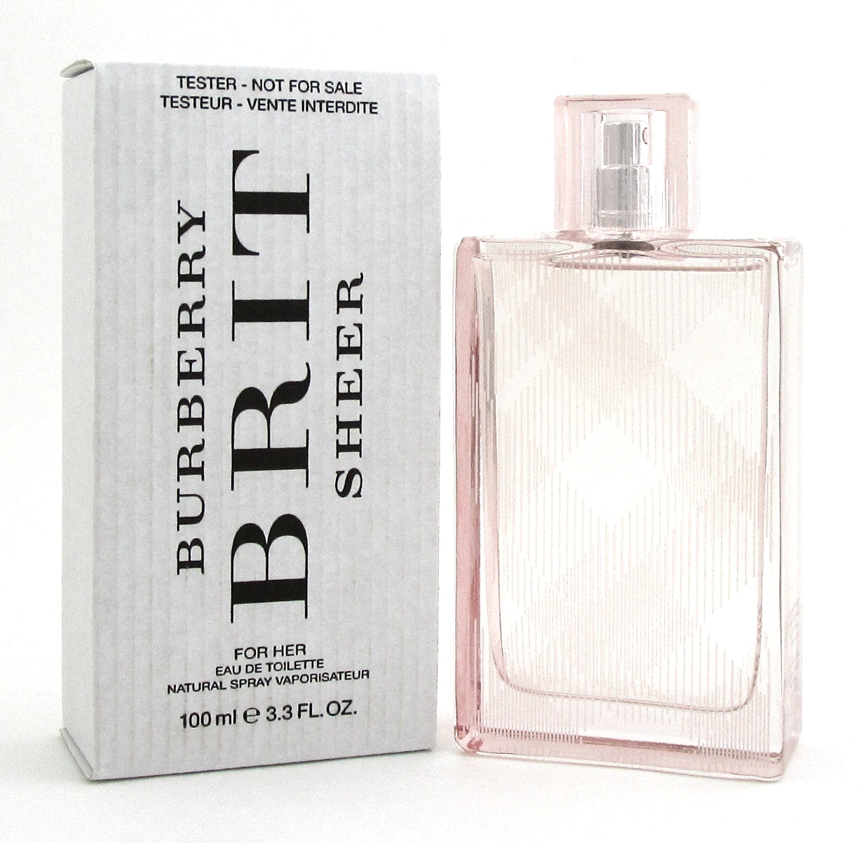 BURBERRY BRIT SHEER by Burberry 3.3 oz. EDT Spray for Women. New Tester with Cap