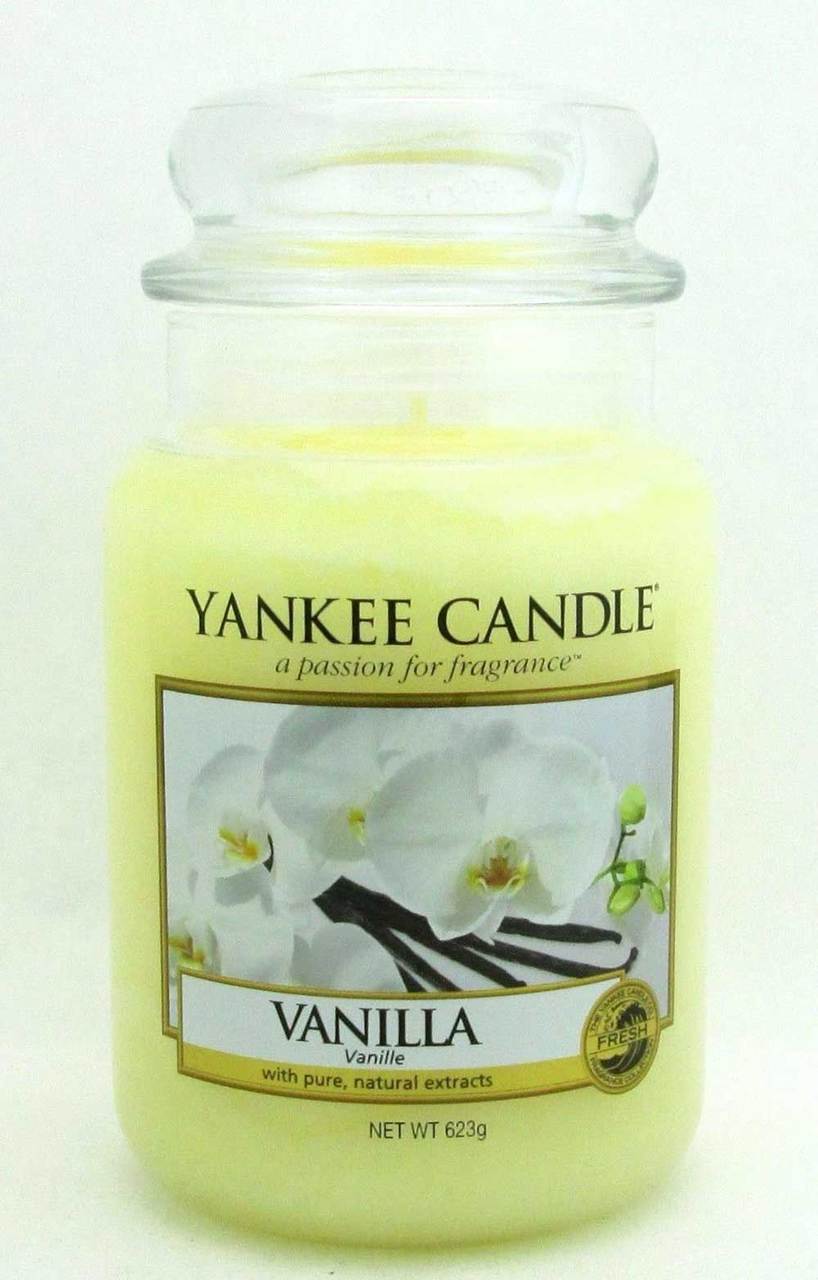 Yankee Candle Vanilla 623 g/ 22 oz Large Jar Brand New
