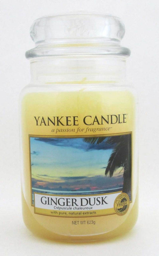 Yankee Candle Ginger Dusk 623 g/ 22 oz Large Jar Brand New